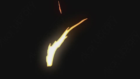 AE模板-卡通手绘动态闪光线条元素Flash_Kick_17