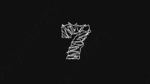 AE模板-卡通手绘数字号码元素Number_17