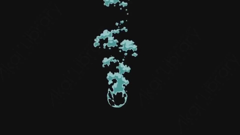 AE模板-卡通手绘动态液体飞溅元素Elements_-_Liquid_018_Splash_Explosion_Down_noCT_noRSZ