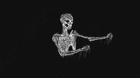 AE模板-卡通手绘骨头骨架动画元素Skeleton_19