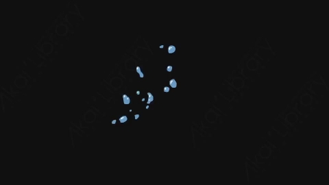 AE模板-卡通手绘液体飞溅元素Squirt_4