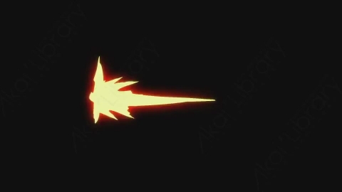 AE模板-卡通手绘动态火花元素Elements_-_Sparks_024_Shot_Hit_Explosion_Right_noCT_noRSZ