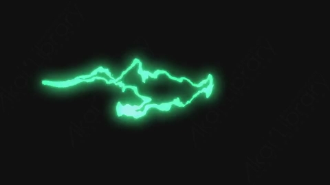AE模板-卡通手绘能量闪电元素Electric_FX_21