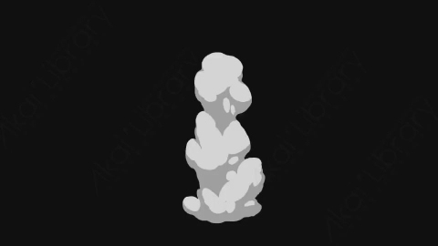 AE模板-卡通手绘动态烟雾元素Elements_-_Smoke_021_Explosion_Up_noCT_noRSZ