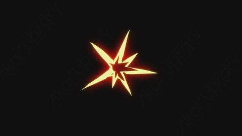 AE模板-卡通手绘动态火花元素Elements_-_Sparks_025_Hit_Explosion_Radial_noCT_noRSZ