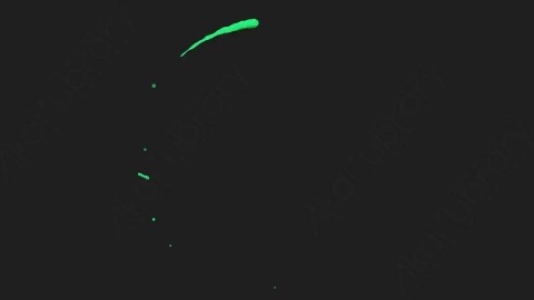 AE模板-卡通手绘运动线条液体飞溅元素Liquid_Stroke_21