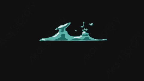 AE模板-卡通手绘动态液体飞溅元素Elements_-_Liquid_023_Splash_Trail_Right_Loop_noCT_noRSZ