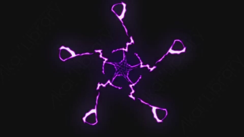 AE模板-卡通手绘动态闪电能量元素Lightnings_22