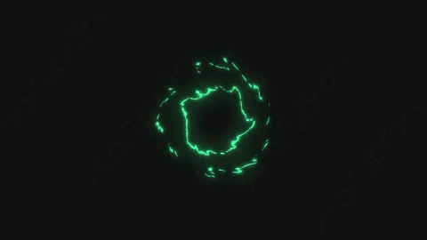 AE模板-卡通手绘能量闪电元素Electric_FX_23