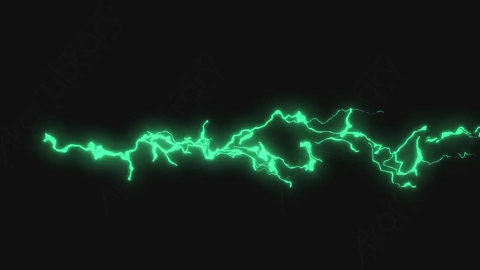 AE模板-卡通手绘能量闪电元素Electric_FX_24