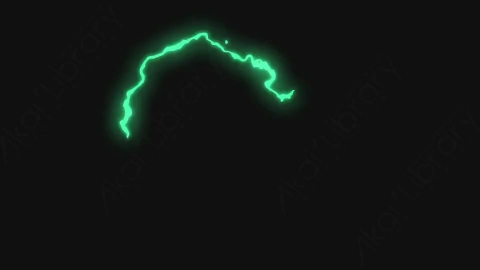AE模板-卡通手绘能量闪电元素Electric_FX_25