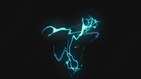AE模板-卡通手绘动态闪电能量元素Electricity_(G1)_25