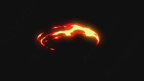 AE模板-卡通火焰燃烧元素Elements_-_Fire_025_Ray_Up_noCT_noRSZ