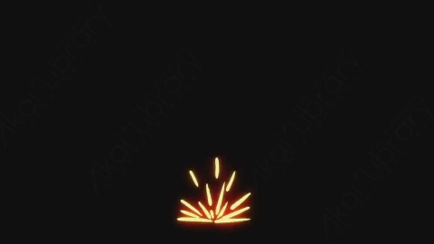 AE模板-卡通手绘动态火花元素Elements_-_Sparks_029_Shot_Hit_Explosion_Up_noCT_noRSZ