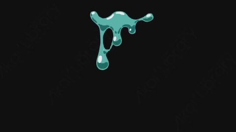 AE模板-卡通手绘动态液体飞溅元素Elements_-_Liquid_027_Down_noCT_noRSZ