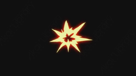 AE模板-卡通手绘动态火花元素Elements_-_Sparks_030_Hit_Explosion_Radial_noCT_noRSZ