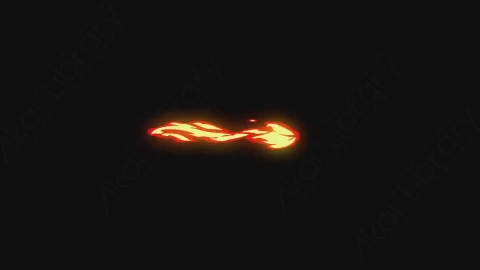 AE模板-卡通火焰燃烧元素Elements_-_Fire_029_Ray_Shot_Right_noCT_noRSZ
