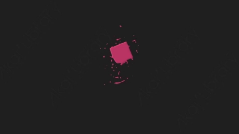AE模板-卡通手绘运动图形动画元素Liquid_Square_01