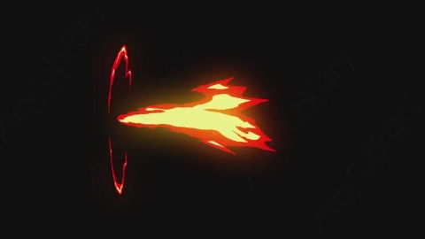 AE模板-卡通火焰燃烧元素Elements_-_Fire_031_Ray_Shot_Right_noCT_noRSZ