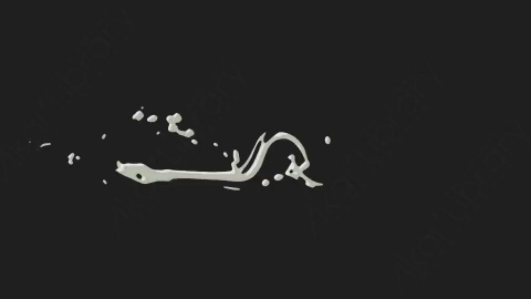 AE模板-卡通手绘液体飞溅元素Liquid_Splash_33