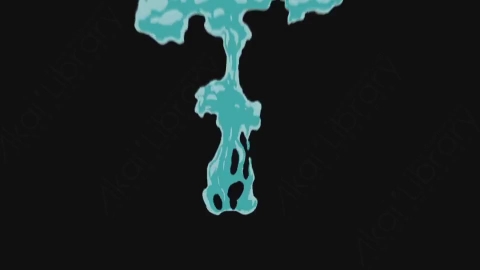 AE模板-卡通手绘动态液体飞溅元素Elements_-_Liquid_036_Splash_Explosion_Down_noCT_noRSZ