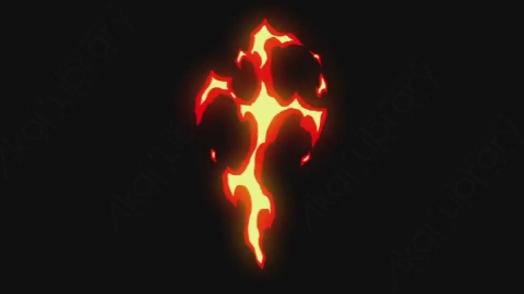 AE模板-卡通火焰燃烧元素Elements_-_Fire_036_Projectile_Down_noCT_noRSZ