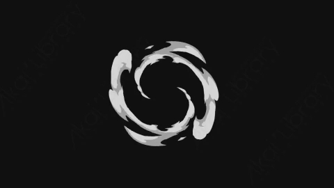 AE模板-卡通手绘动态烟雾元素Elements_-_Smoke_042_Radial_MIX_noCT_noRSZ