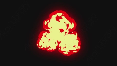 AE模板-卡通火焰燃烧元素Elements_-_Fire_037_Explosion_Radial_noCT_noRSZ