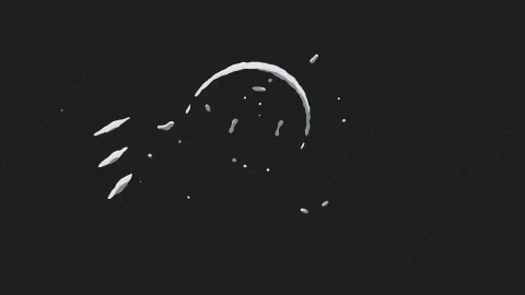 AE模板-卡通手绘运动线条液体飞溅元素Liquid_Stroke_37