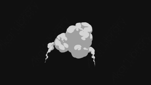 AE模板-卡通手绘动态烟雾元素Elements_-_Smoke_047_Explosion_Radial_MIX_noCT_noRSZ