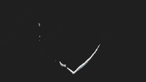 AE模板-卡通手绘运动线条液体飞溅元素Liquid_Stroke_38