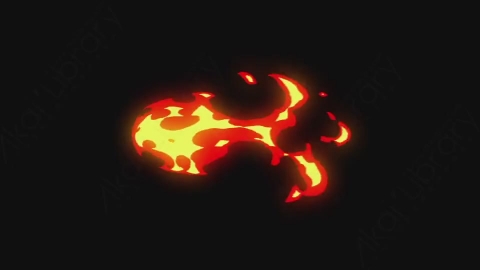 AE模板-卡通火焰燃烧元素Elements_-_Fire_041_Fireball_Torch_Right_noCT_noRSZ