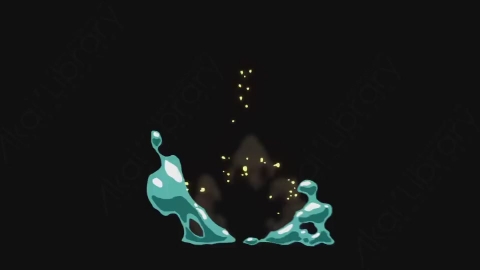 AE模板-卡通手绘动态液体飞溅元素Elements_-_Liquid_048_Splash_Hit_Explosion_Up_MIX_noCT_noRSZ