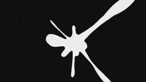 AE模板-卡通手绘火焰转场过渡Elements_-_Matte_Liquid_083_Radial_Out_Alpha_Stch