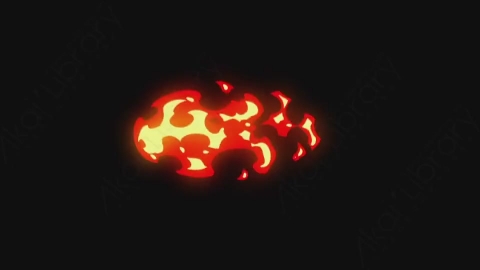 AE模板-卡通火焰燃烧元素Elements_-_Fire_053_Fireball_Torch_Right_Loop_noCT_noRSZ