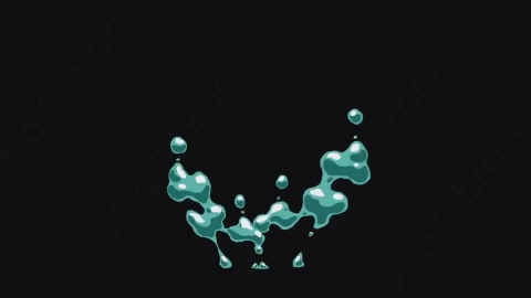 AE模板-卡通手绘动态液体飞溅元素Elements_-_Liquid_056_Splash_Up_noCT_noRSZ