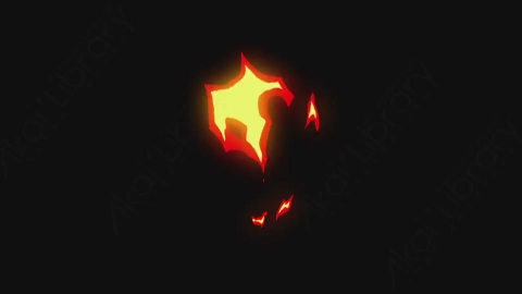 AE模板-卡通火焰燃烧元素Elements_-_Fire_055_Hit_Shot_Up_noCT_noRSZ