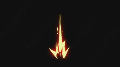 AE模板-卡通手绘动态火花元素Elements_-_Sparks_070_Shot_Ray_Hit_Explosion_Up_noCT_noRSZ