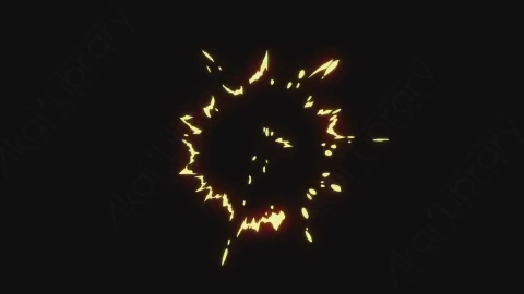 AE模板-卡通手绘动态火花元素Elements_-_Sparks_071_Hit_Explosion_Radial_noCT_noRSZ