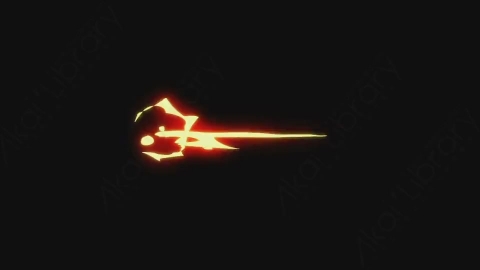 AE模板-卡通手绘动态火花元素Elements_-_Sparks_072_Shot_Ray_Hit_Explosion_Right_noCT_noRSZ