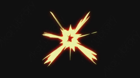 AE模板-卡通手绘动态火花元素Elements_-_Sparks_075_Hit_Explosion_Radial_noCT_noRSZ
