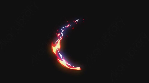 AE模板-卡通火焰燃烧元素Elements_-_Fire_062_Slash_Down_MiX_noCT_noRSZ
