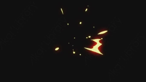 AE模板-卡通手绘动态火花元素Elements_-_Sparks_076_Hit_Explosion_Radial_noCT_noRSZ