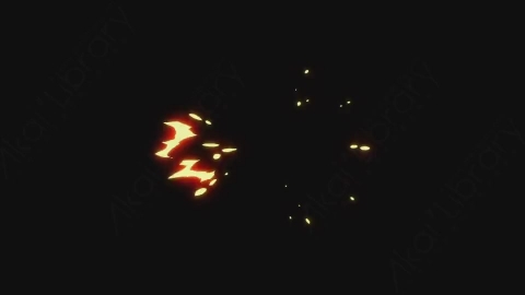 AE模板-卡通手绘动态火花元素Elements_-_Sparks_079_Shot_Hit_Explosion_Radial_noCT_noRSZ