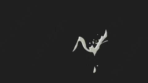 AE模板-卡通手绘液体飞溅元素Liquid_Splash_55