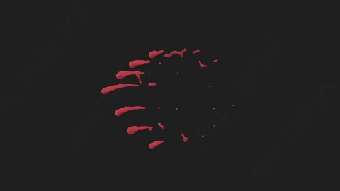 AE模板-卡通手绘运动线条液体飞溅元素Liquid_Stroke_57