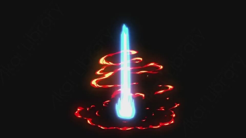 AE模板-卡通火焰燃烧元素Elements_-_Fire_071_Ray_Shot_Up_MIX_noCT_noRSZ