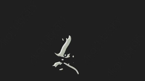 AE模板-卡通手绘液体飞溅元素Liquid_Splash_59