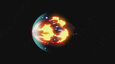AE模板-卡通火焰燃烧元素Elements_-_Fire_073_Explosion_Right_MIX_noCT_noRSZ