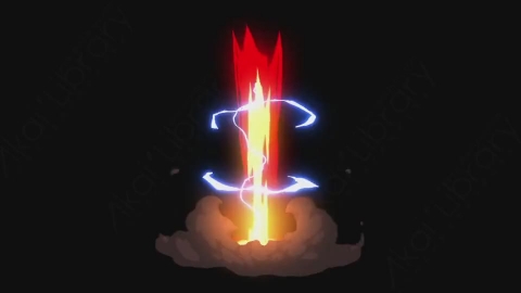 AE模板-卡通火焰燃烧元素Elements_-_Fire_074_Ray_Up_MIX_noCT_noRSZ
